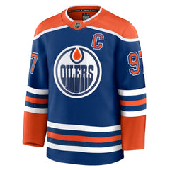 NHL Connor McDavid Edmonton Oilers Fanatics Home Premium Jersey - Royal