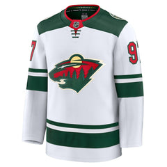 NHL Kirill Kaprizov Minnesota Wild Fanatics Away Premium Jersey - White