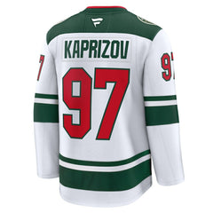 NHL Kirill Kaprizov Minnesota Wild Fanatics Away Premium Jersey - White
