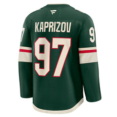 NHL Kirill Kaprizov Minnesota Wild Fanatics Home Premium Jersey - Green