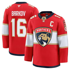 NHL Aleksander Barkov Florida Panthers Fanatics Home Premium Jersey - Red