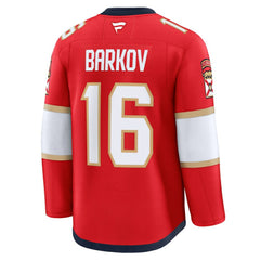 NHL Aleksander Barkov Florida Panthers Fanatics Home Premium Jersey - Red