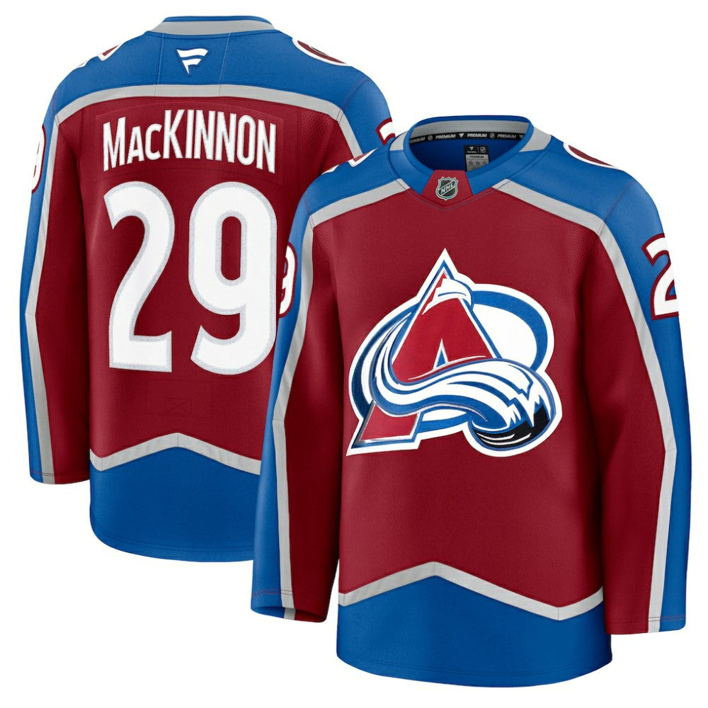 NHL Nathan MacKinnon Colorado Avalanche Fanatics Home Premium Jersey - Burgundy