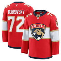 NHL Sergei Bobrovsky Florida Panthers Fanatics Premium Jersey - Red