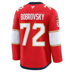 NHL Sergei Bobrovsky Florida Panthers Fanatics Premium Jersey - Red