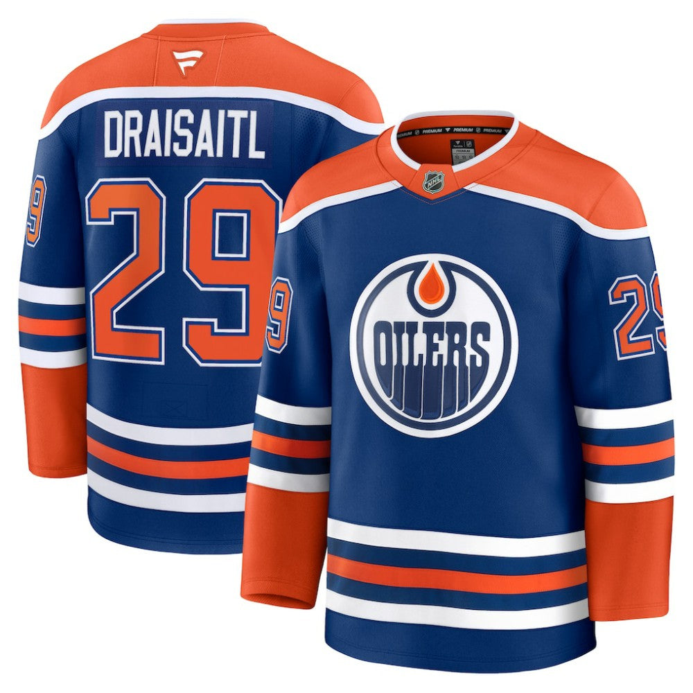 NHL Leon Draisaitl Edmonton Oilers Fanatics Home Premium Jersey - Royal