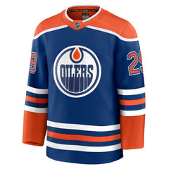 NHL Leon Draisaitl Edmonton Oilers Fanatics Home Premium Jersey - Royal