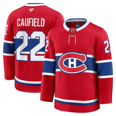 NHL Cole Caufield Montreal Canadiens Fanatics Home Premium Jersey - Red