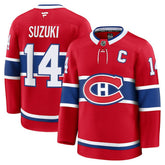 NHL Nick Suzuki Montreal Canadiens Fanatics Home Premium Jersey - Red