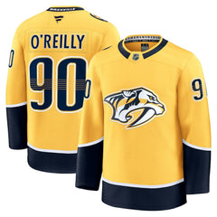 NHL Ryan O'Reilly Nashville Predators Fanatics Home Premium Jersey - Yellow