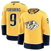 NHL Filip Forsberg Nashville Predators Fanatics Home Premium Jersey - Gold