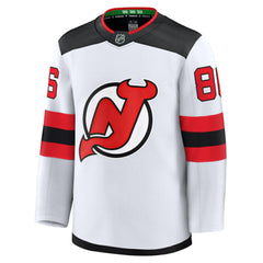 NHL Jack Hughes New Jersey Devils Fanatics Away Premium Jersey - White