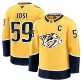 NHL Roman Josi Nashville Predators Fanatics Home Premium Jersey - Yellow