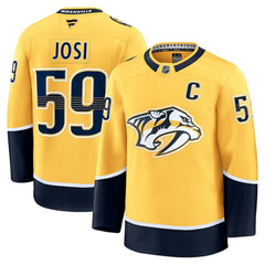 NHL Roman Josi Nashville Predators Fanatics Home Premium Jersey - Yellow