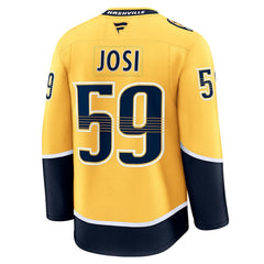 NHL Roman Josi Nashville Predators Fanatics Home Premium Jersey - Yellow