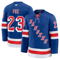 NHL Adam Fox New York Rangers Fanatics Home Premium Jersey - Blue