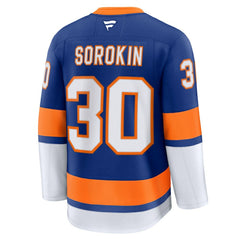 NHL Ilya Sorokin New York Islanders Fanatics Home Premium Jersey - Royal