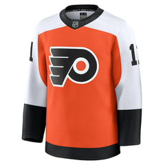 NHL Travis Konecny Philadelphia Flyers Fanatics Home Premium Jersey - Burnt Orange