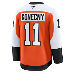 NHL Travis Konecny Philadelphia Flyers Fanatics Home Premium Jersey - Burnt Orange