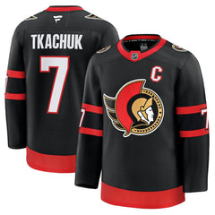 NHL Brady Tkachuk Ottawa Senators Fanatics Home Premium Jersey - Black