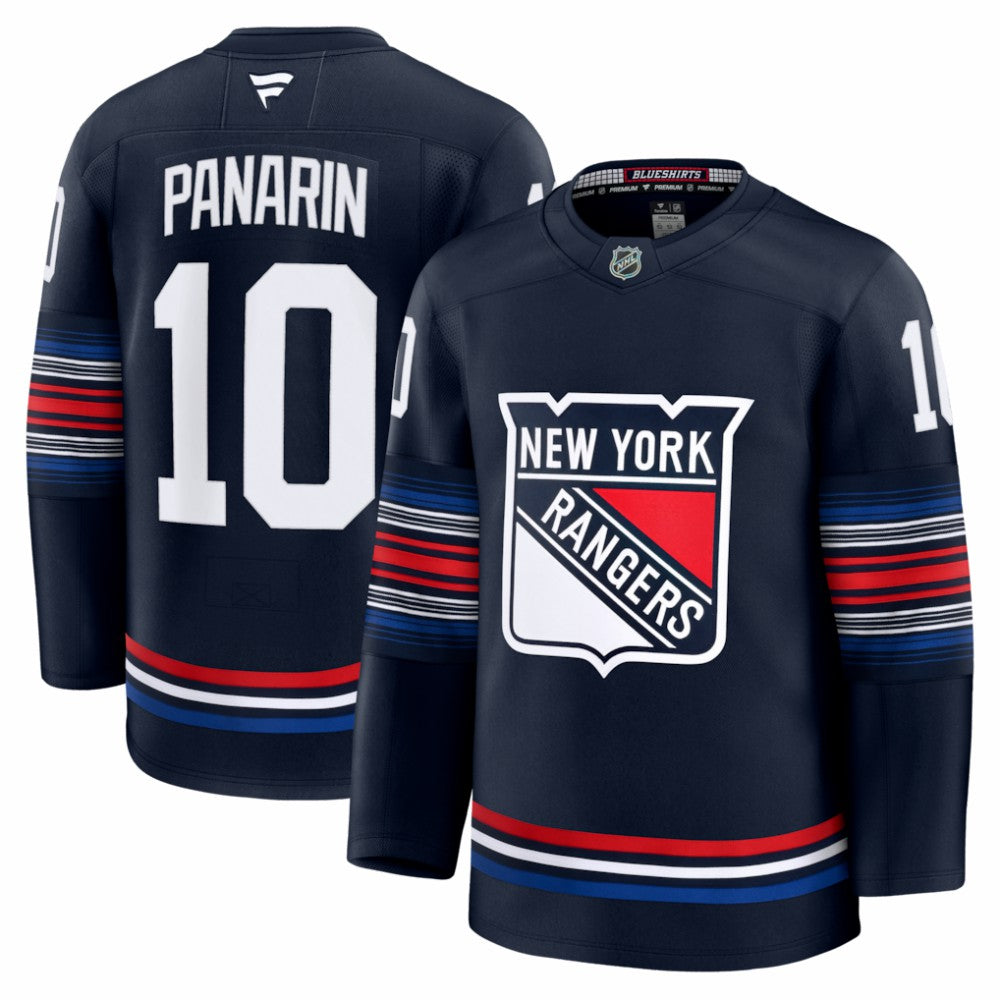 NHL Artemi Panarin New York Rangers Fanatics Alternate Premium Jersey - Navy