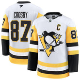NHL Sidney Crosby Pittsburgh Penguins Fanatics Away Premium Jersey - White