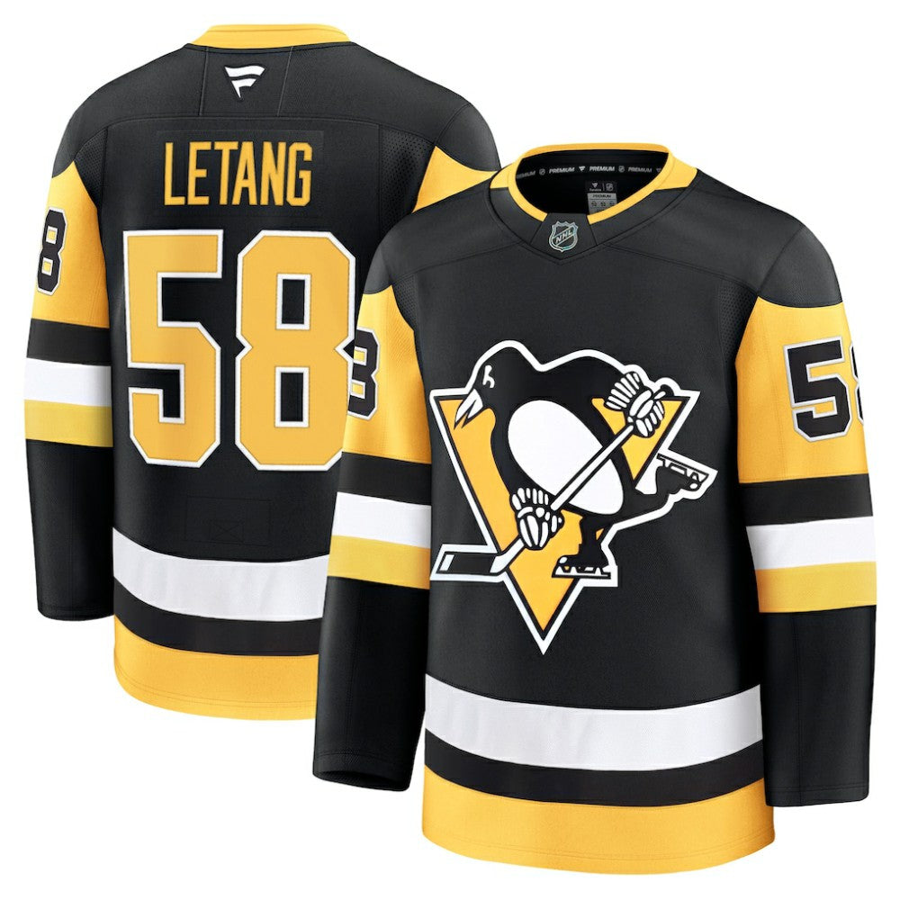 NHL Kris Letang Pittsburgh Penguins Fanatics Home Premium Jersey - Black