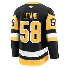 NHL Kris Letang Pittsburgh Penguins Fanatics Home Premium Jersey - Black