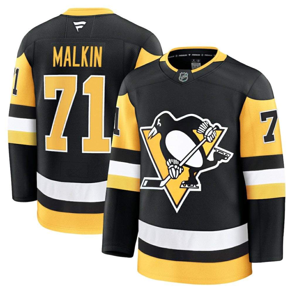 NHL Evgeni Malkin Pittsburgh Penguins Fanatics Home Premium Jersey - Black