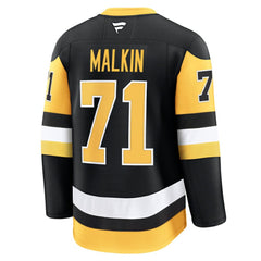 NHL Evgeni Malkin Pittsburgh Penguins Fanatics Home Premium Jersey - Black