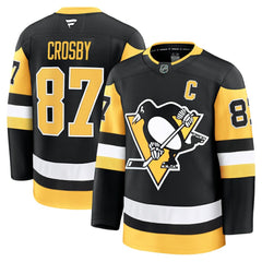 NHL Sidney Crosby Pittsburgh Penguins Fanatics Home Premium Jersey - Black