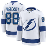 NHL Andrei Vasilevskiy Tampa Bay Lightning Fanatics Away Premium Jersey - White