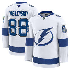NHL Andrei Vasilevskiy Tampa Bay Lightning Fanatics Away Premium Jersey - White