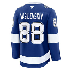 NHL Andrei Vasilevskiy Tampa Bay Lightning Fanatics Home Premium Jersey - Blue