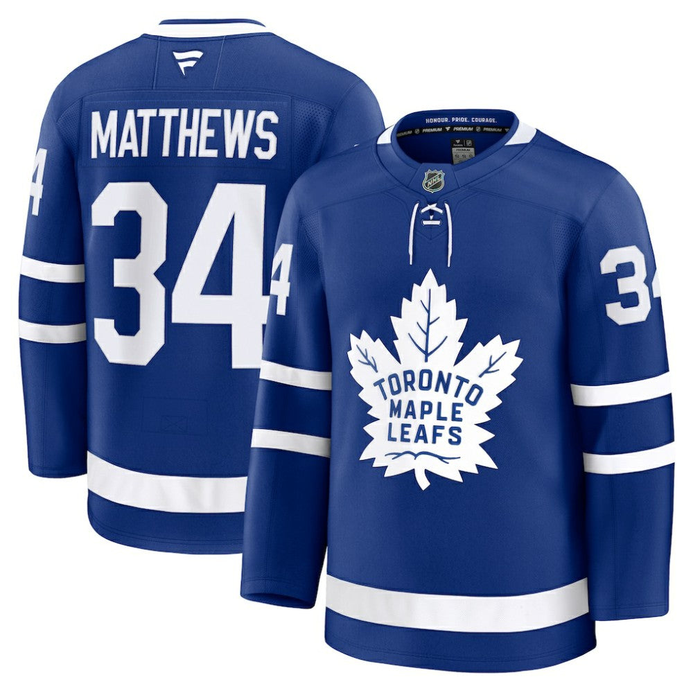 NHL Auston Matthews Toronto Maple Leafs Fanatics Home Premium Jersey - Blue