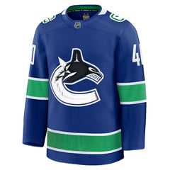 NHL Elias Pettersson Vancouver Canucks Fanatics Home Premium Jersey - Blue