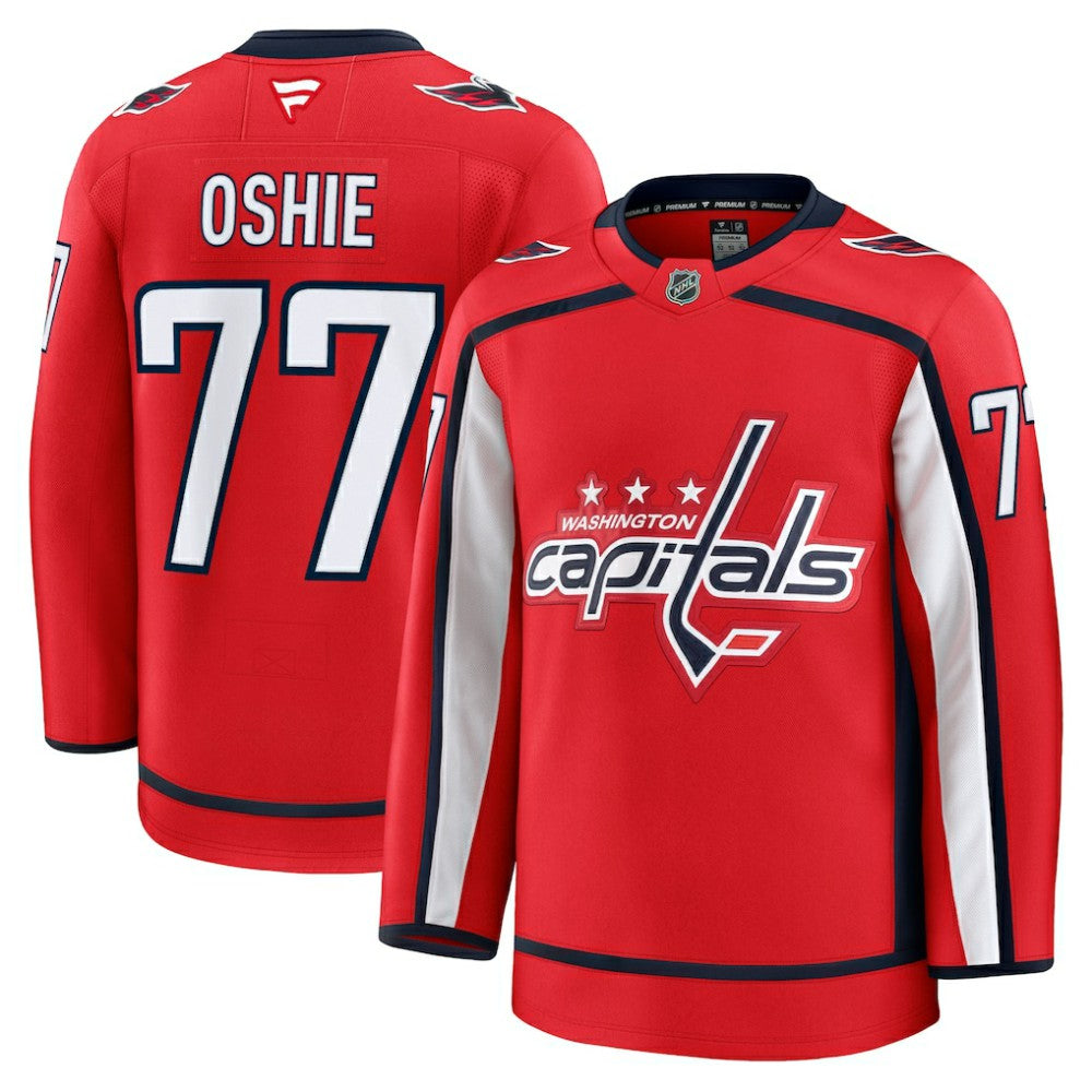 NHL TJ Oshie Washington Capitals Fanatics Home Premium Jersey - Red