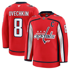 NHL Alexander Ovechkin Washington Capitals Fanatics Home Premium Jersey - Red