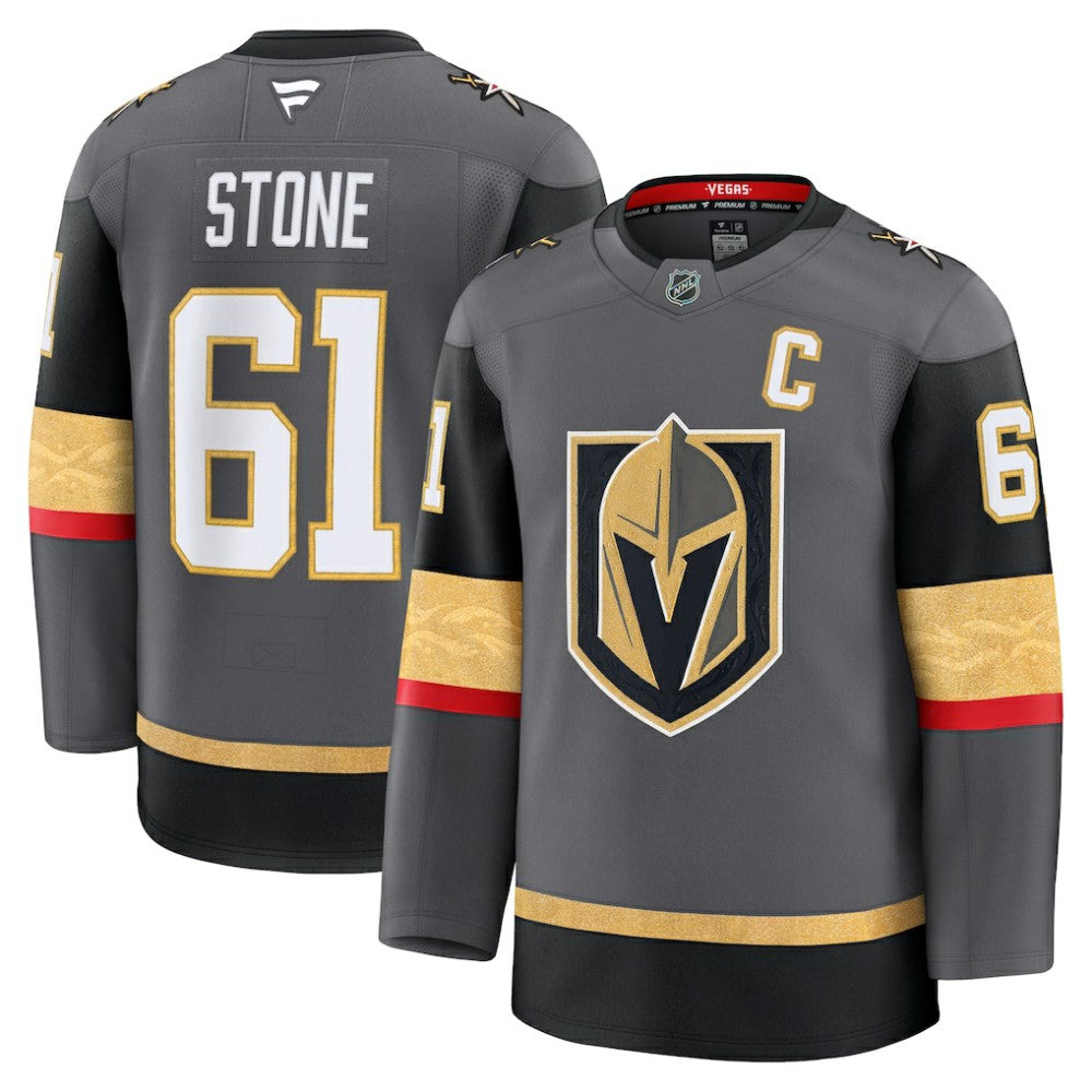 NHL Mark Stone Vegas Golden Knights Fanatics Alternate Premium Jersey - Gray