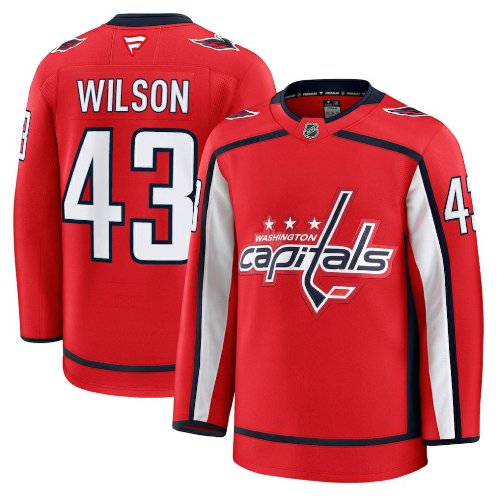 NHL Tom Wilson Washington Capitals Fanatics Home Premium Jersey - Red