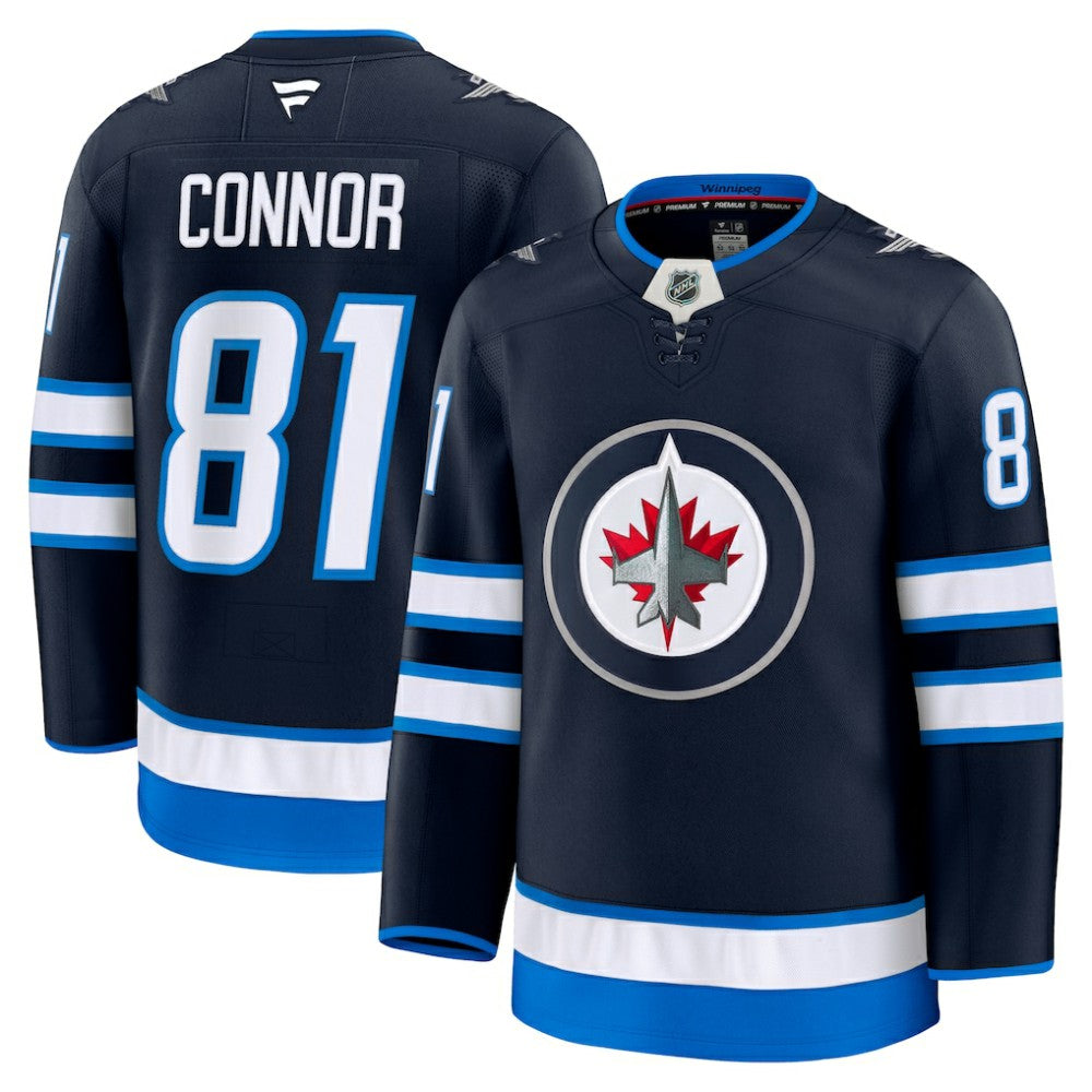 NHL Kyle Connor Winnipeg Jets Fanatics Home Premium Jersey - Navy