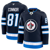 NHL Kyle Connor Winnipeg Jets Fanatics Home Premium Jersey - Navy