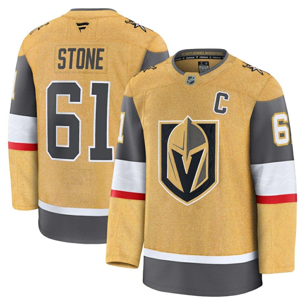 NHL Mark Stone Vegas Golden Knights Fanatics Home Premium Jersey - Gold