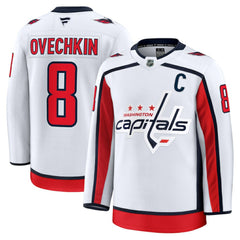 NHL Alexander Ovechkin Washington Capitals Fanatics Away Premium Jersey - White