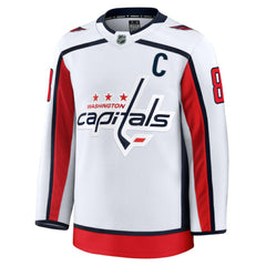 NHL Alexander Ovechkin Washington Capitals Fanatics Away Premium Jersey - White