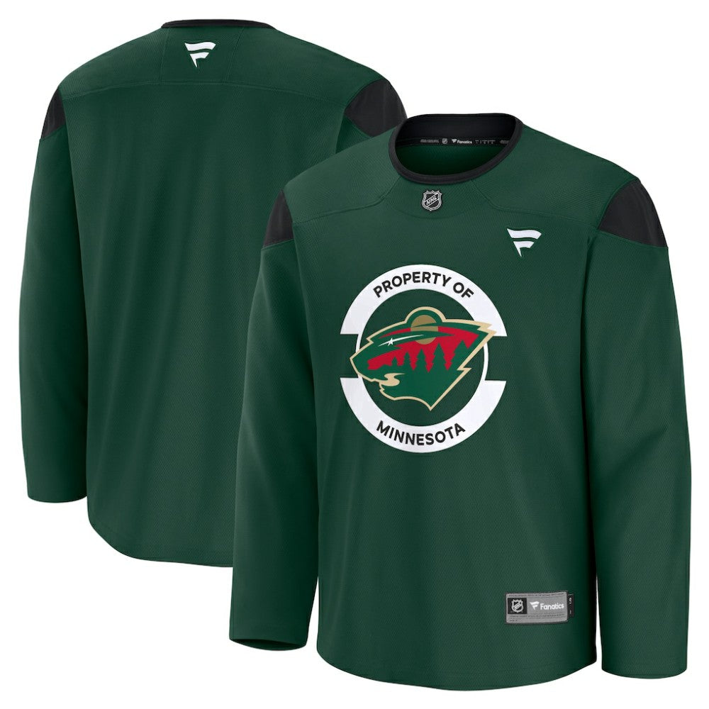 NHL Minnesota Wild Fanatics Practice Jersey - Green