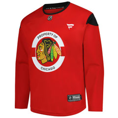 NHL Chicago Blackhawks Fanatics Practice Jersey - Red