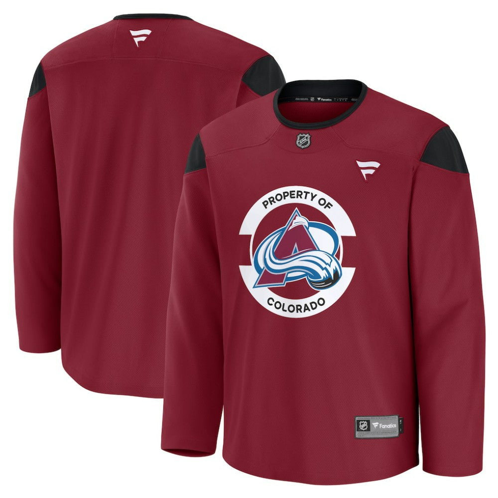 NHL Colorado Avalanche Fanatics Practice Jersey - Burgundy