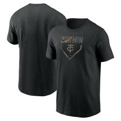 Minnesota Twins Nike Camo T-Shirt - Black T-shirts
