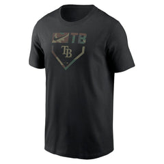 Tampa Bay Rays Nike Camo T-Shirt - Black T-shirts